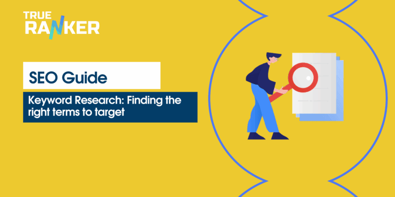 keyword research. Finding the right terms to target