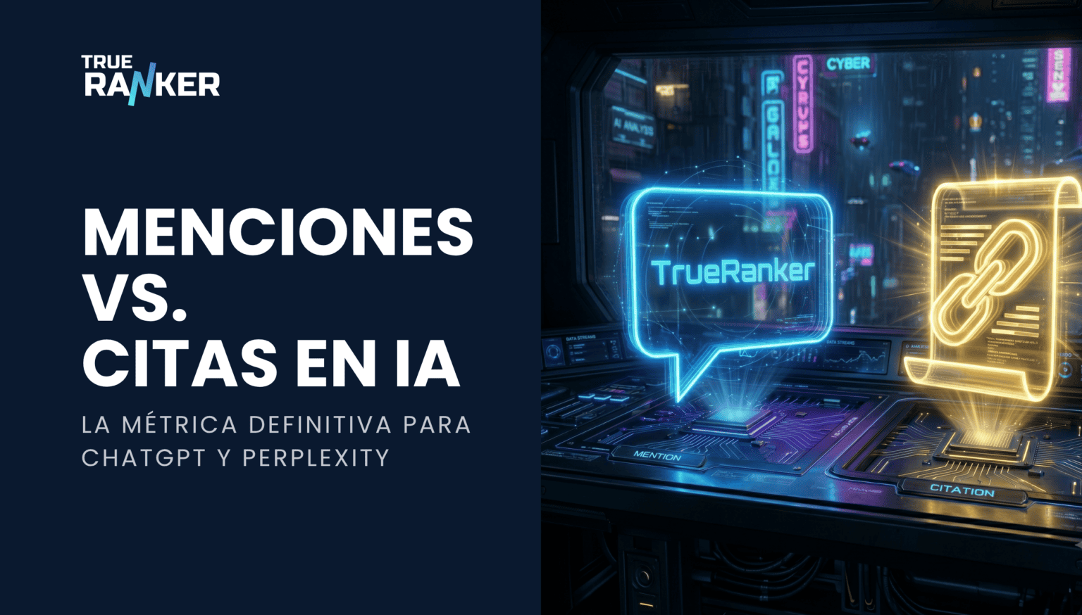 Menciones vs Citaciones en IA
